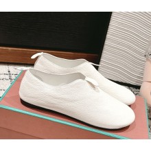 Loro Piana Floaty Flat in Frosted calf leather 1104-01-2024