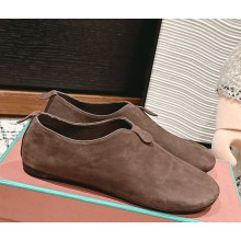 Loro Piana Floaty Flat in suede leather 1104-06-2024