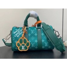 Louis vuitton Keepall Bandoulière 25 Turquoise M12684 2024