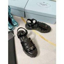prada black sandals 2022