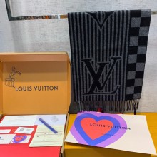 louis vuitton Graphical Scarf M00497 black