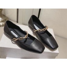 Jimmy Choo Tilda leather ballet flats black 2023