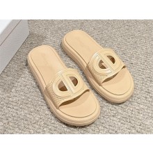 DIOR beige rubber Dioriviera D-Club Slide 2024