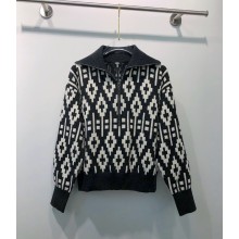 Brunello Cucinelli Vintage Jacquard wool-blend sweater 2024