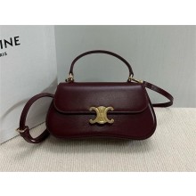 CELINE TEEN CELINE LOLA in shiny calfskin BURGUNDY 2024