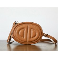 hermes handmade in the loop belt bag in swift leather BROWN(original quality)