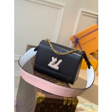 LOUIS VUITTON EPI LEATHER twist MM BAG M57667 BLACK