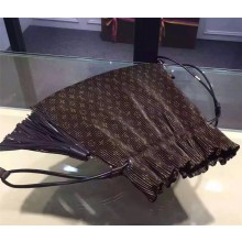 Louis Vuitton medium TRIANGLE WAR POUCH BLACK