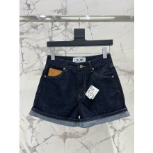 loewe Turn-up shorts in denim 2024