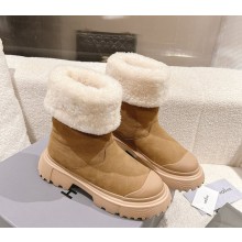 Hogan  faux-fur leather boots in brown 2024