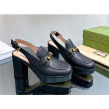Gucci Women's Horsebit mule 771566 black 2024