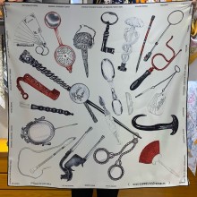 Hermes silk scarf 90x90cm 0522 01 2025(TOP QUALITY)