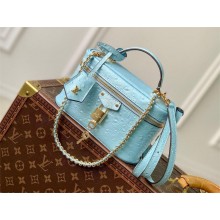 LOUIS VUITTON Vanity Chain Pouch IN Ostrich PATTERN leather N85806 2025