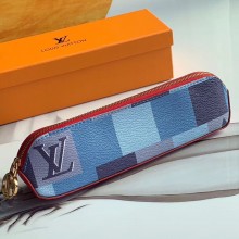 LOUIS VUITTON blue elizabeth pouch GI0199