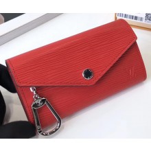 Louis Vuitton Epi Leather Key Pouch M56247 Couquelicot