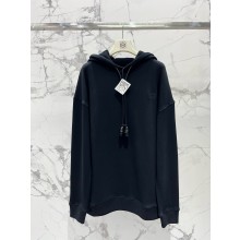 LOEWE BLACK HOODIE 2024