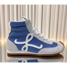 Loewe Sneakers Flow Runner High-Top Sneakers Nylon & Suede Leather 03-2024