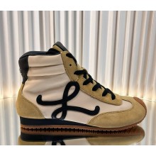 Loewe Sneakers Flow Runner High-Top Sneakers Nylon & Suede Leather 08-2024