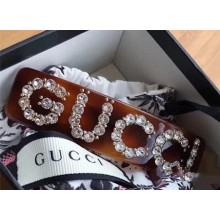 Gucci Crystal Gucci Single Hair Barrette 513120 Brown 2018