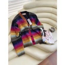 Marni multicolor rainbow cardigan spring 2023