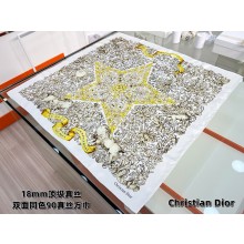 Dior Around the World 90 Square Scarf yellow 2025