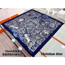 Dior Around the World 90 Square Scarf navy 2025