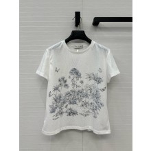 DIOR white/blue Dioriviera T-shirt 2025