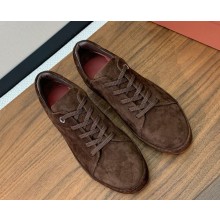 Loro Piana women's suede leather sneakers 1105-07-2024