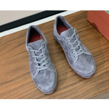 Loro Piana women's suede leather sneakers 1105-08-2024