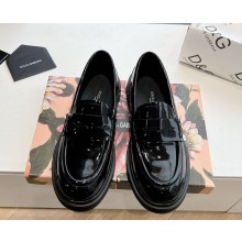 Dolce & Gabbana patent leather loafers black 1105-2024
