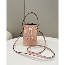 Fendi pale pink leather mini Mon Treso bag 2023