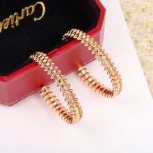 cartier clash earrings pink gold 2023
