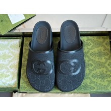 Gucci Women's/men's Maxi GG Slippers canvas 03 2024