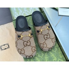 Gucci Women's/men's Maxi GG Slippers canvas 04 2024