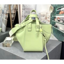 LOEWE Compact Hammock in satin calfskin Lime Green Glaze 2023