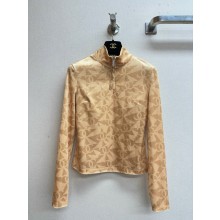 chanel Velvet Jersey GOLD TOP P77363 2024