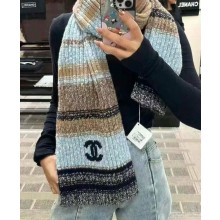 CHANEL blue & Multicolor SCARF AAA449 2024