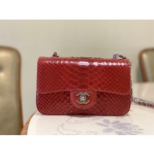Chanel Python Classic Flap Small Bag A1116 02 2021