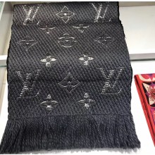 Louis Vuitton Logomania Shine Scarf Dark Gray/Silver 2018