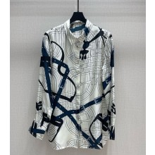 Hermes printed silk shirt 01 2025