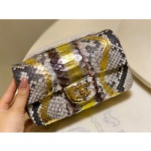Chanel Python Classic Flap Small Bag A1116 04 2021