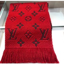 Louis Vuitton Logomania Scarf M72432 Ruby 2018