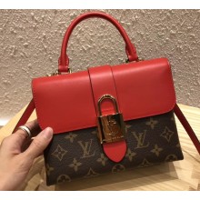 Louis Vuitton Monogram Canvas and Leather Locky BB Bag M44322 Coquelicot 2019