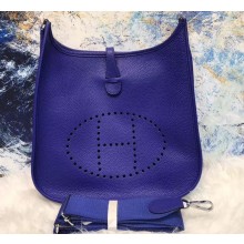 Hermes Evelyne III PM Bag in Original Togo Leather Purple