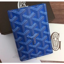 Goyard Saint Pierre Card Holder Wallet Blue