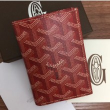 Goyard Saint Pierre Card Holder Wallet Red