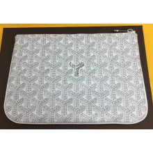 Goyard Senat PM Pouch Clutch Bag White