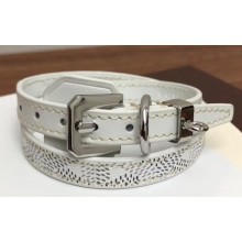 Goyard Edmond Double Bracelet White
