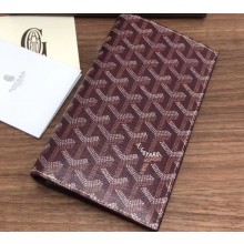 Goyard Saint Roch Card Case Wallet Burgundy