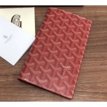 Goyard Saint Roch Card Case Wallet Red